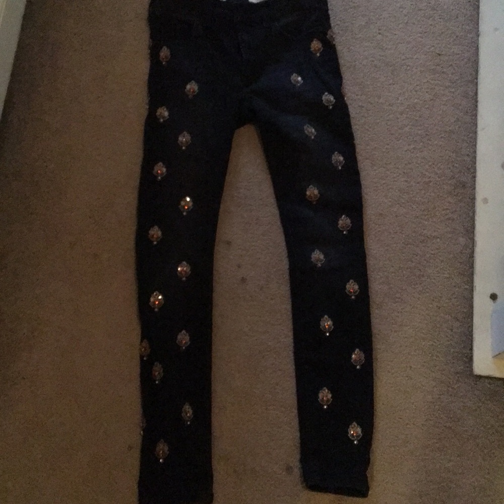 Pilcro & The Letter Press embellished jeans